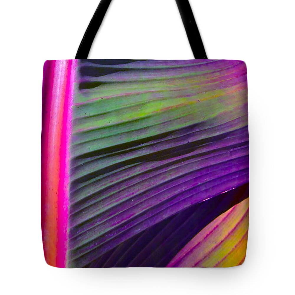 Photograph Of Leaf Tote Bag featuring the photograph Exposed by Gwyn Newcombe