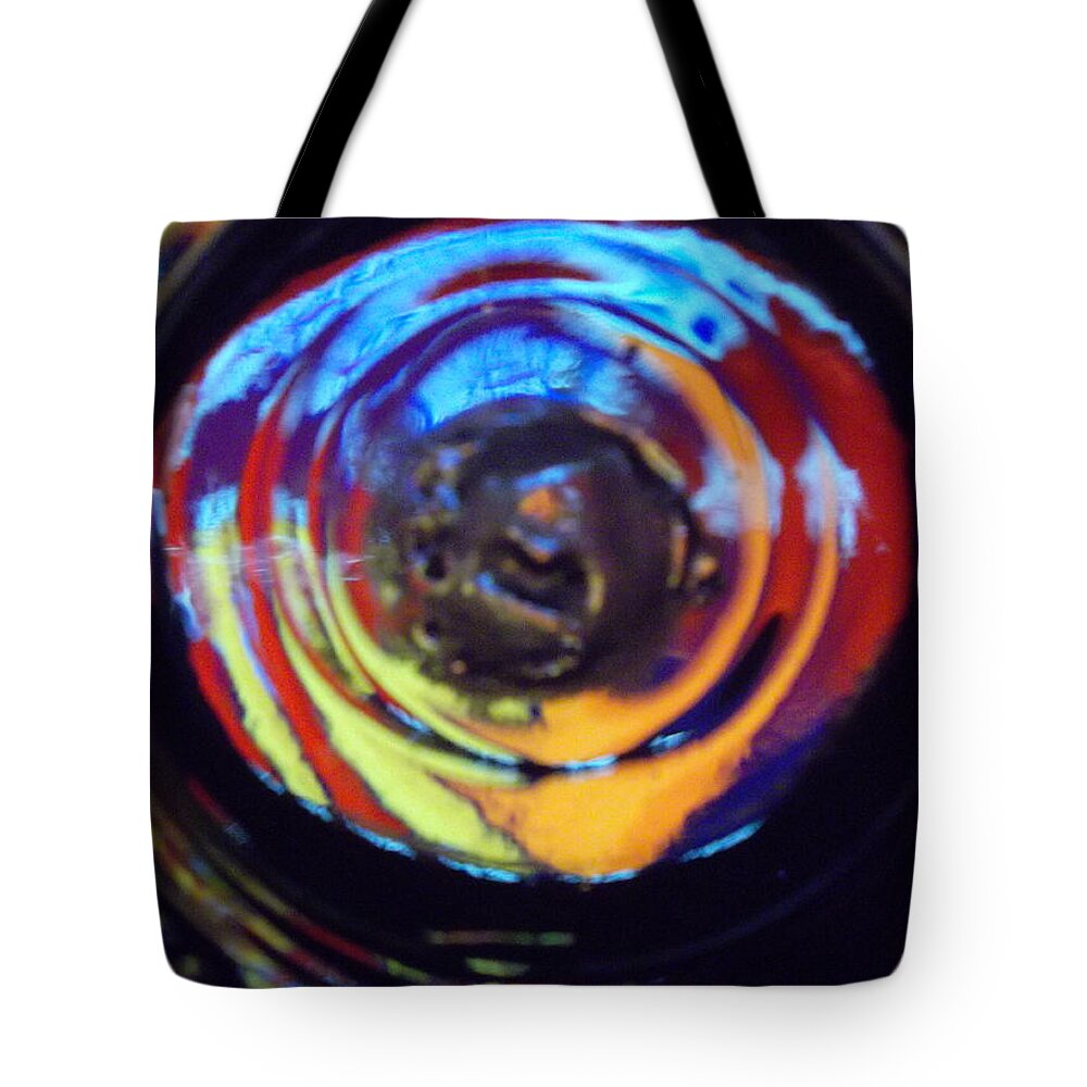 Abstract Tote Bag featuring the photograph Eye of the Tiger by Susan Esbensen