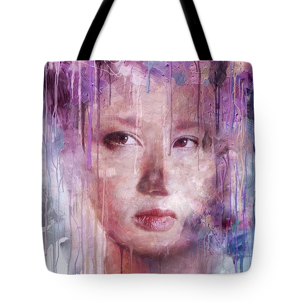 eye On Life Tote Bag featuring the painting Eye on Life by Mark Taylor
