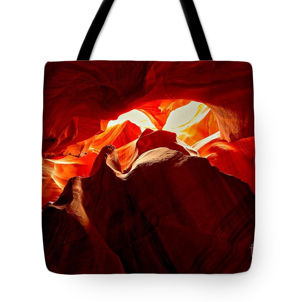 Eyes Of The Canyon Tote Bag featuring the photograph Eyes Of The Canyon by Adam Jewell