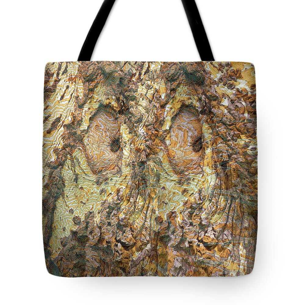 Just Another Pretty Face Tote Bag featuring the digital art Eyes See You by Becky Titus