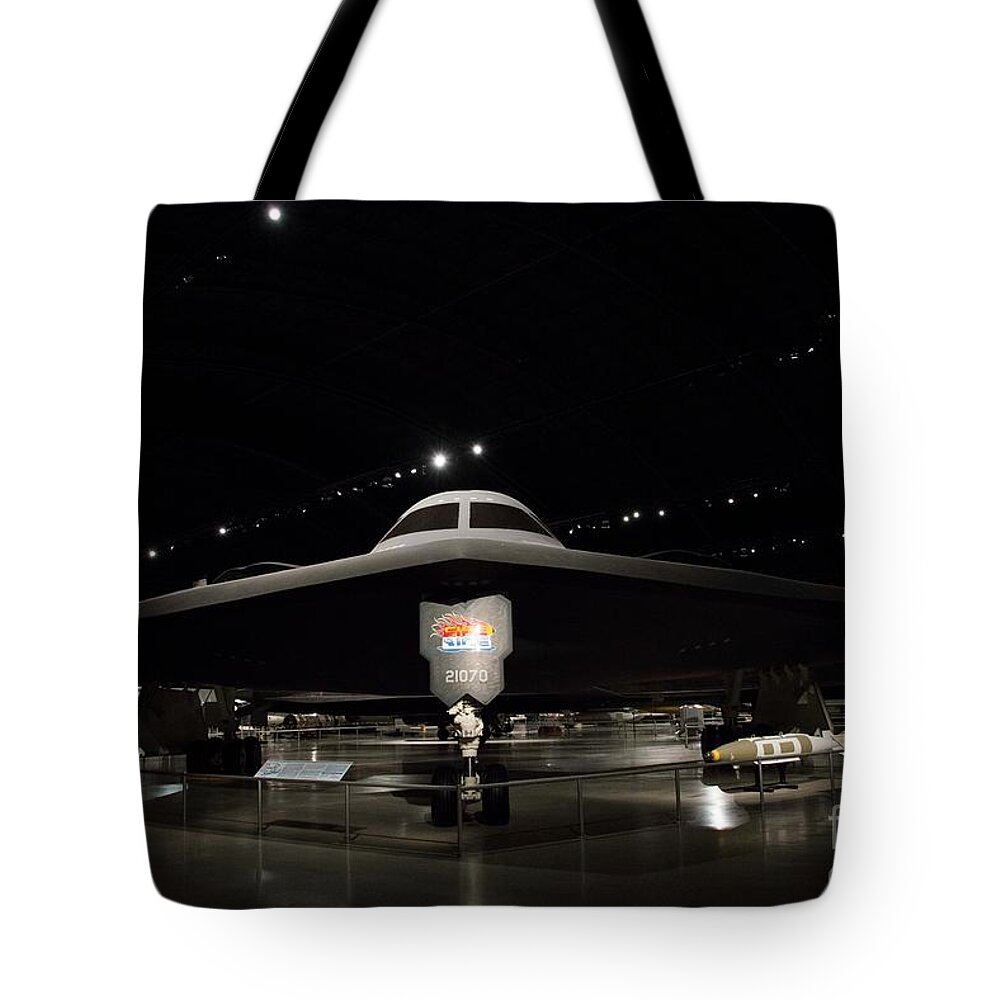 Grumman Tote Bag featuring the photograph B - 2 Bomber by David Bearden