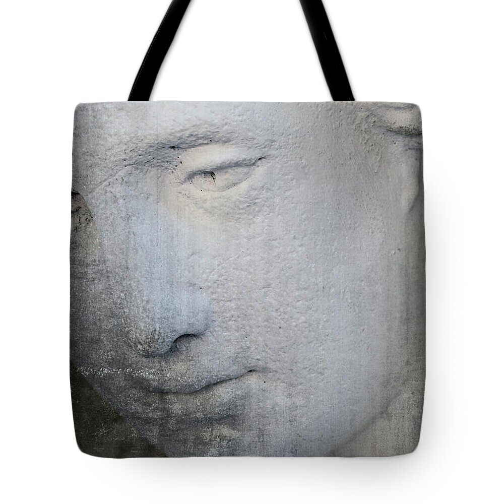 Florida Tote Bag featuring the photograph Faded Statue by Jim Shackett