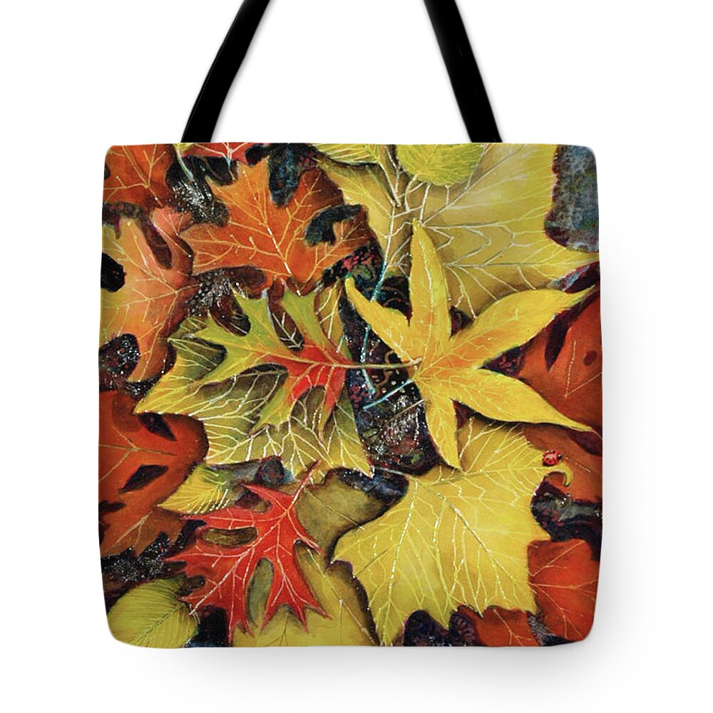 Artwork Tote Bag featuring the painting Fall Fell by Cynthia Westbrook