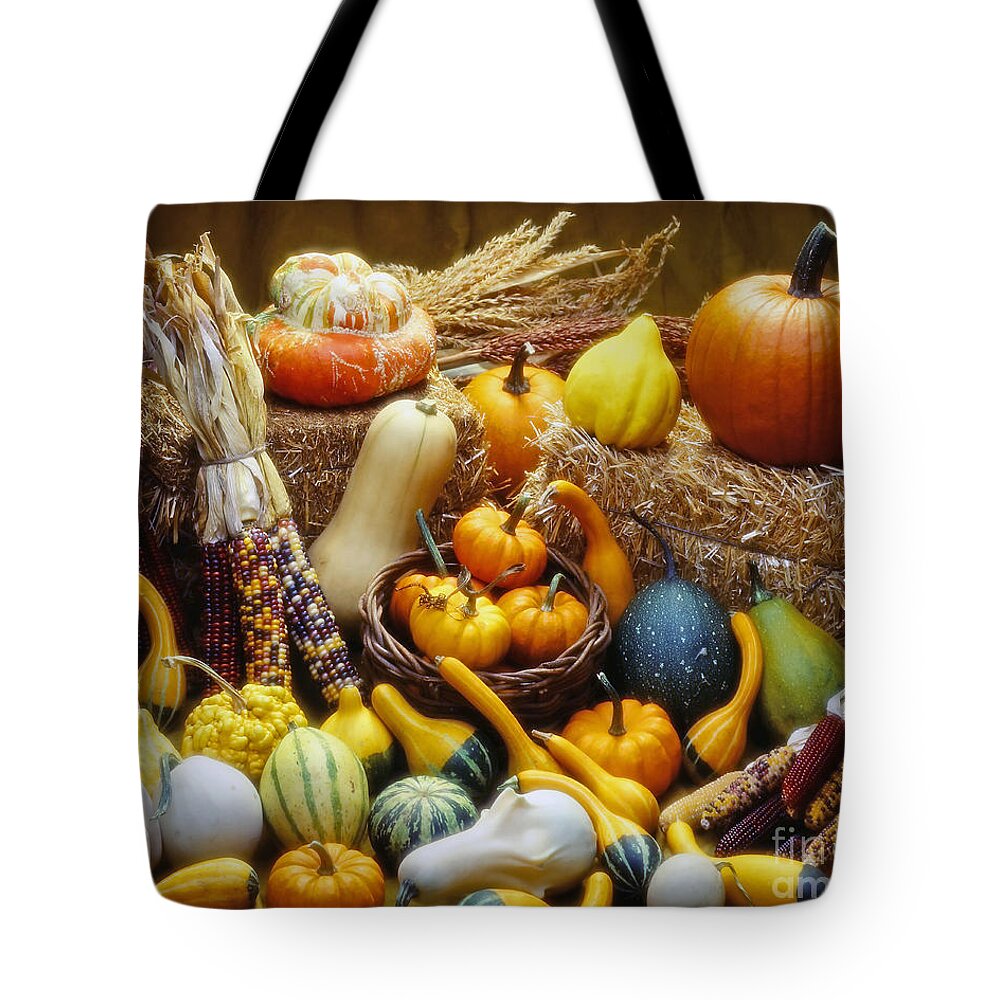 Harvest Tote Bag featuring the photograph Fall Harvest by Martin Konopacki
