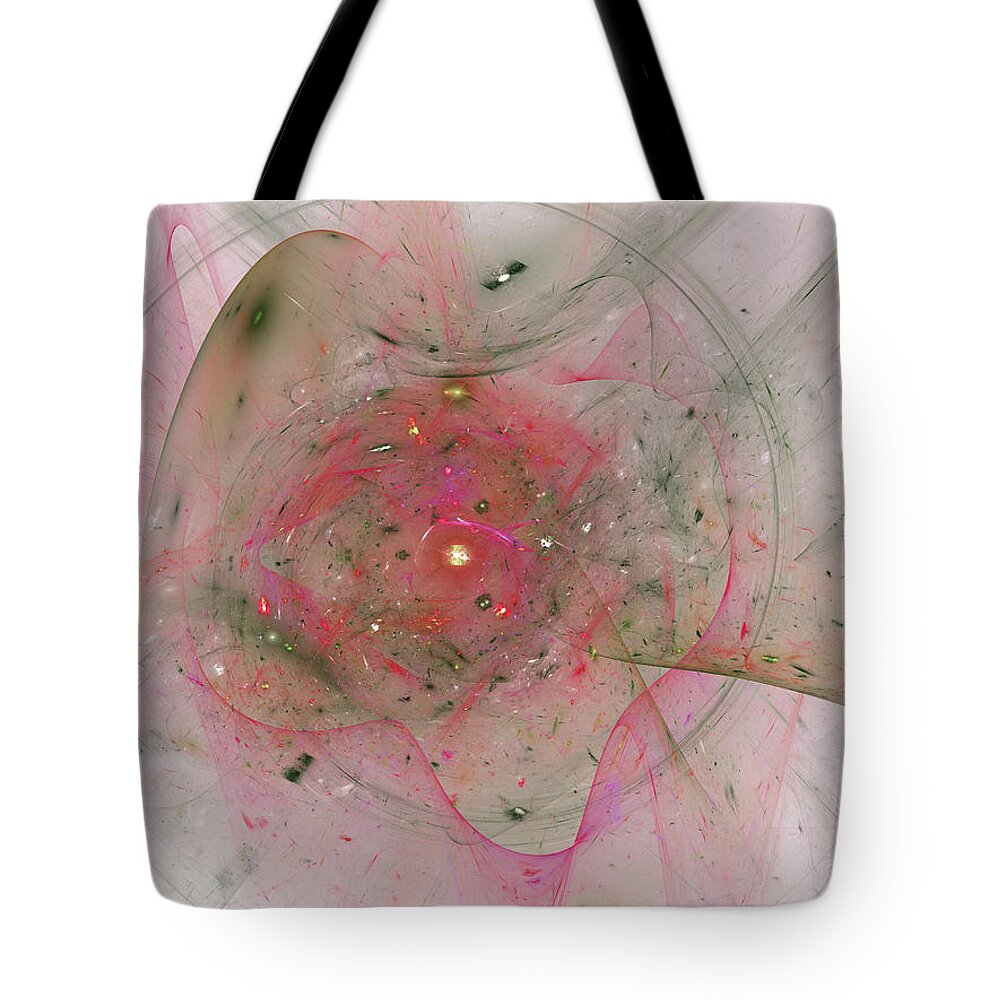 Art Tote Bag featuring the digital art Falling Together by Jeff Iverson