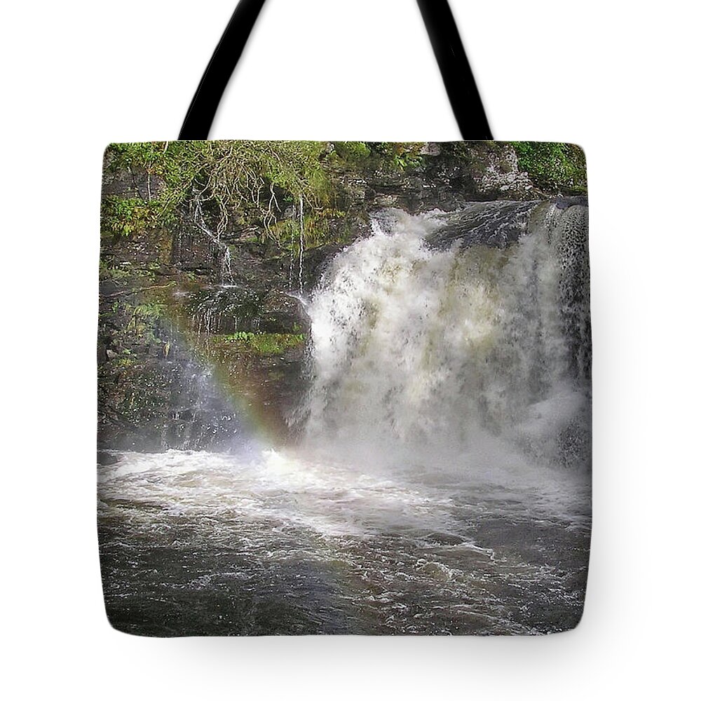 Scotland Tote Bag featuring the photograph Falloch Rainbow by Kuni Photography