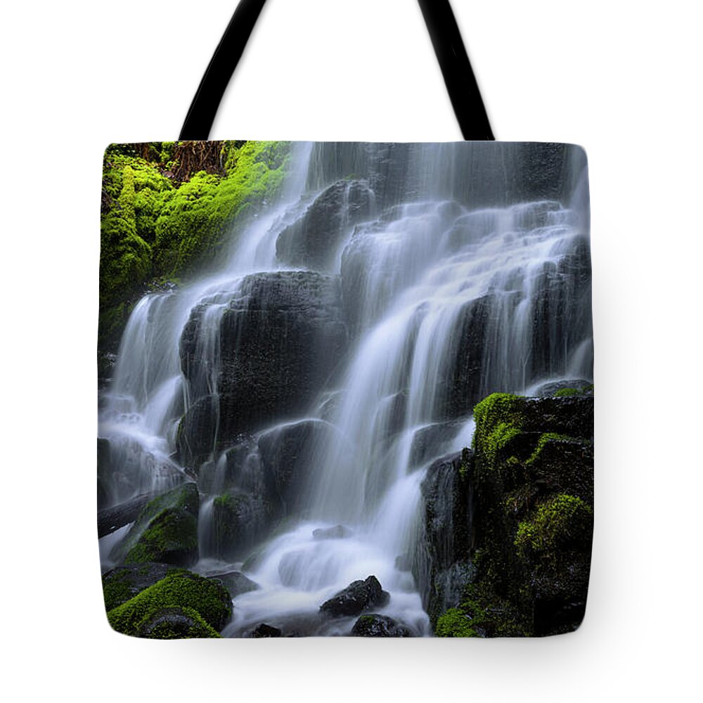 Falls Tote Bag featuring the photograph Falls by Chad Dutson