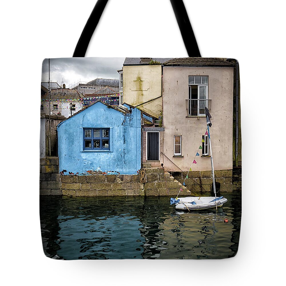 River Tote Bag featuring the photograph Falmouth Blues by Nigel R Bell
