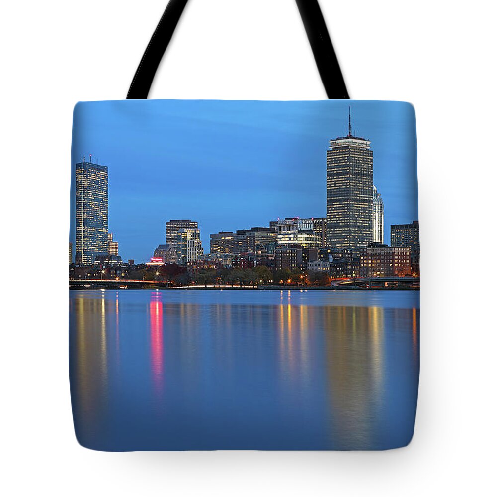 Boston Tote Bag featuring the photograph Familiar Boston Landmarks by Juergen Roth