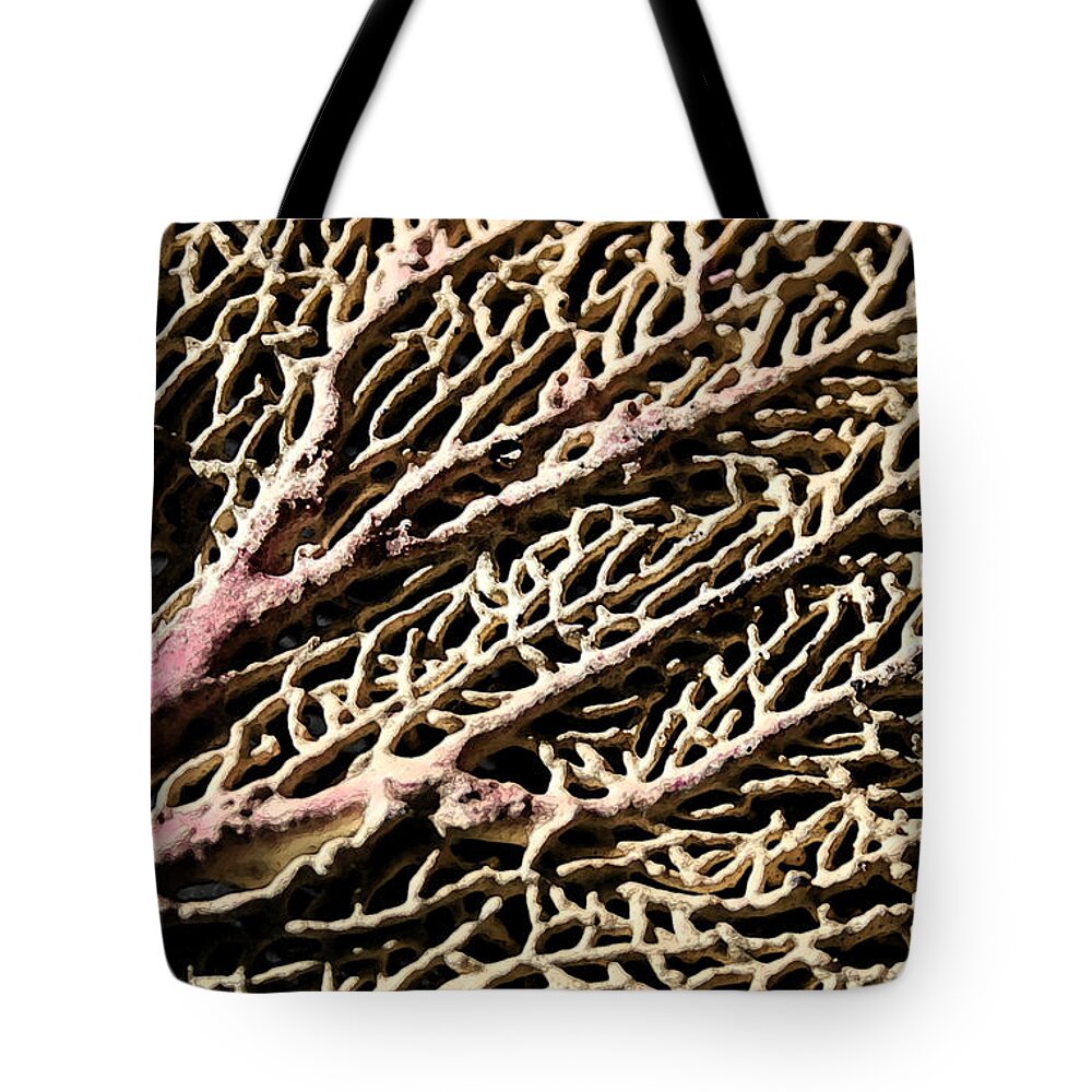 Coral Tote Bag featuring the photograph Fan Coral by Mary Haber