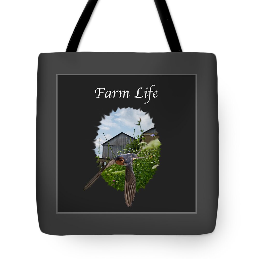 Farm Tote Bag featuring the photograph Farm Life by Holden The Moment