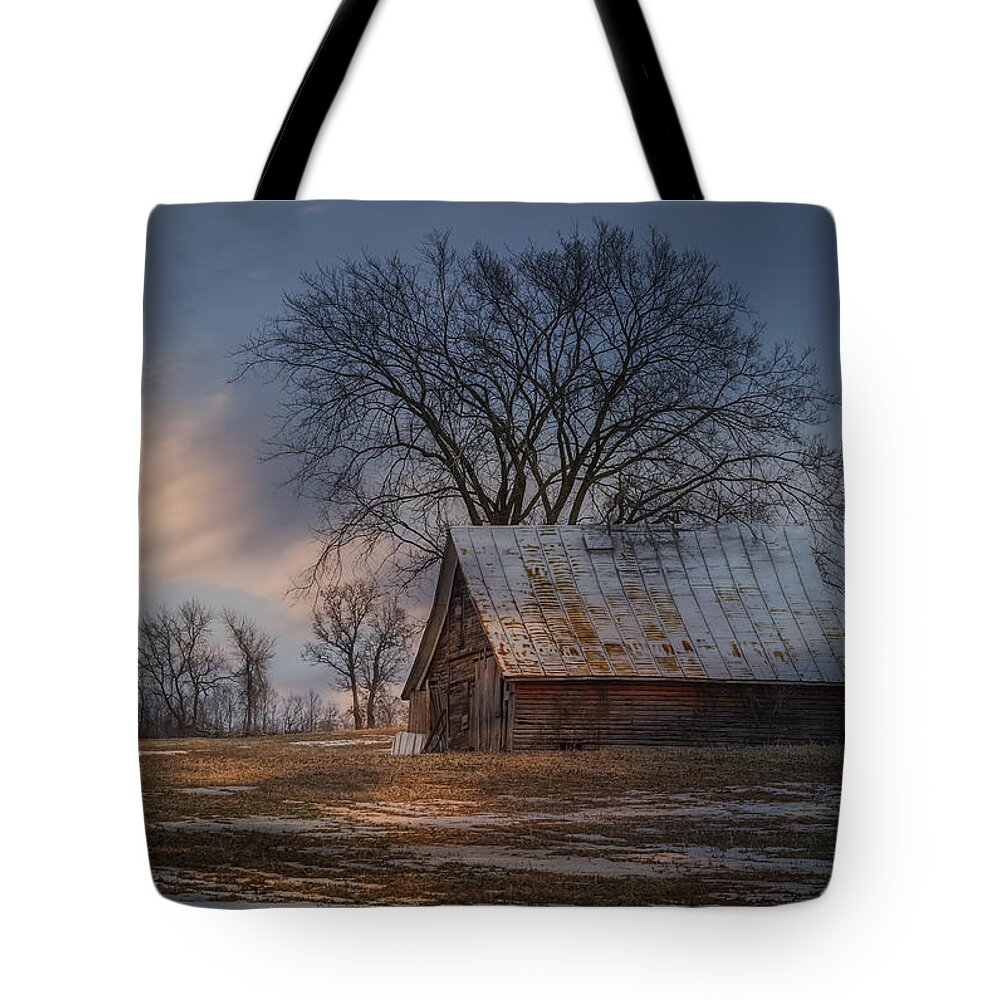 Farm Shed Tote Bag featuring the photograph Farm Shed 2016-1 by Thomas Young