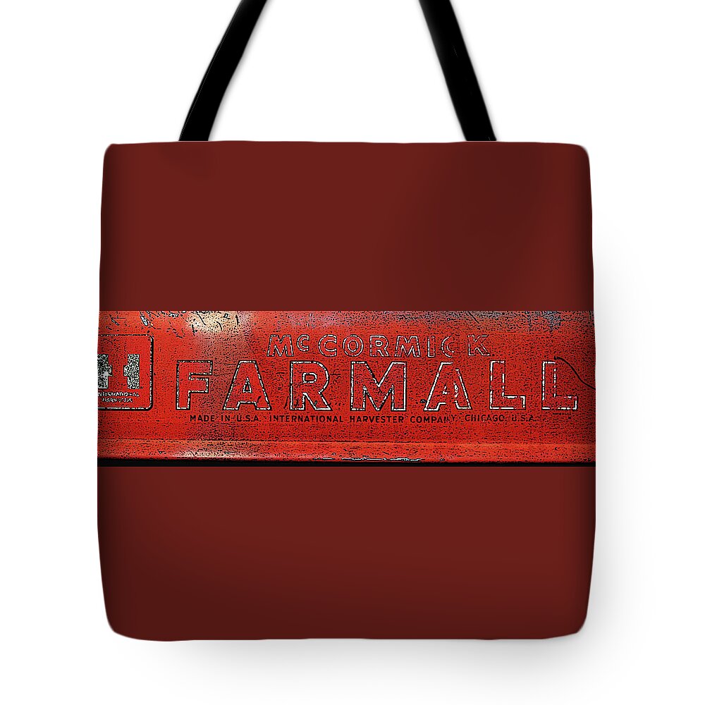 Mccormick Tote Bag featuring the photograph Farmall 0691 H_2 by Steven Ward