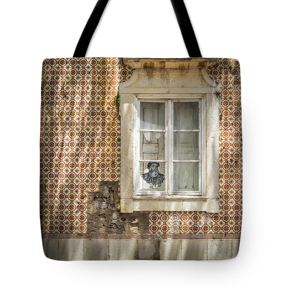 Faro Tote Bag featuring the photograph Faro Window by Nigel R Bell