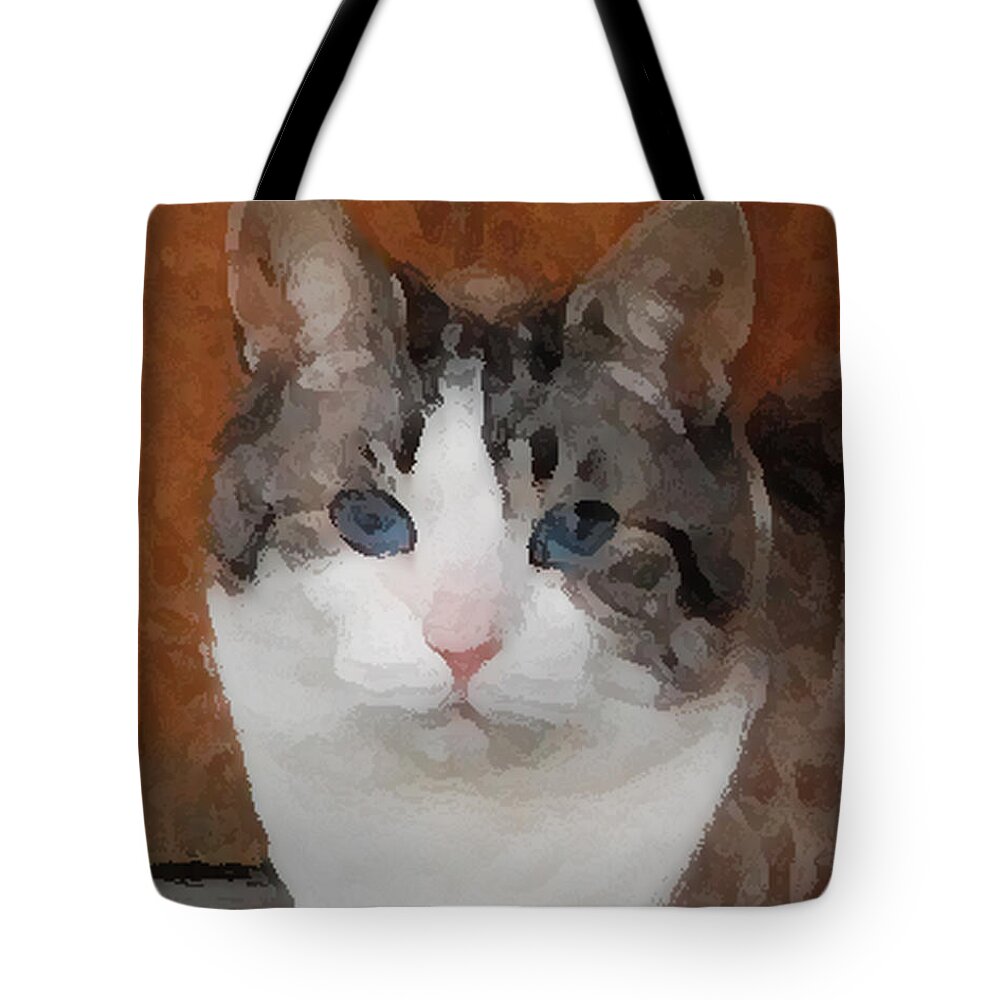 Cat Tote Bag featuring the photograph Fat Cats of Ballard 3 by Carol Eliassen