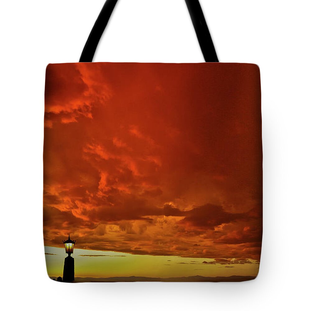 Fathers Day Tote Bag featuring the photograph Fathers Day Storm III by Albert Seger