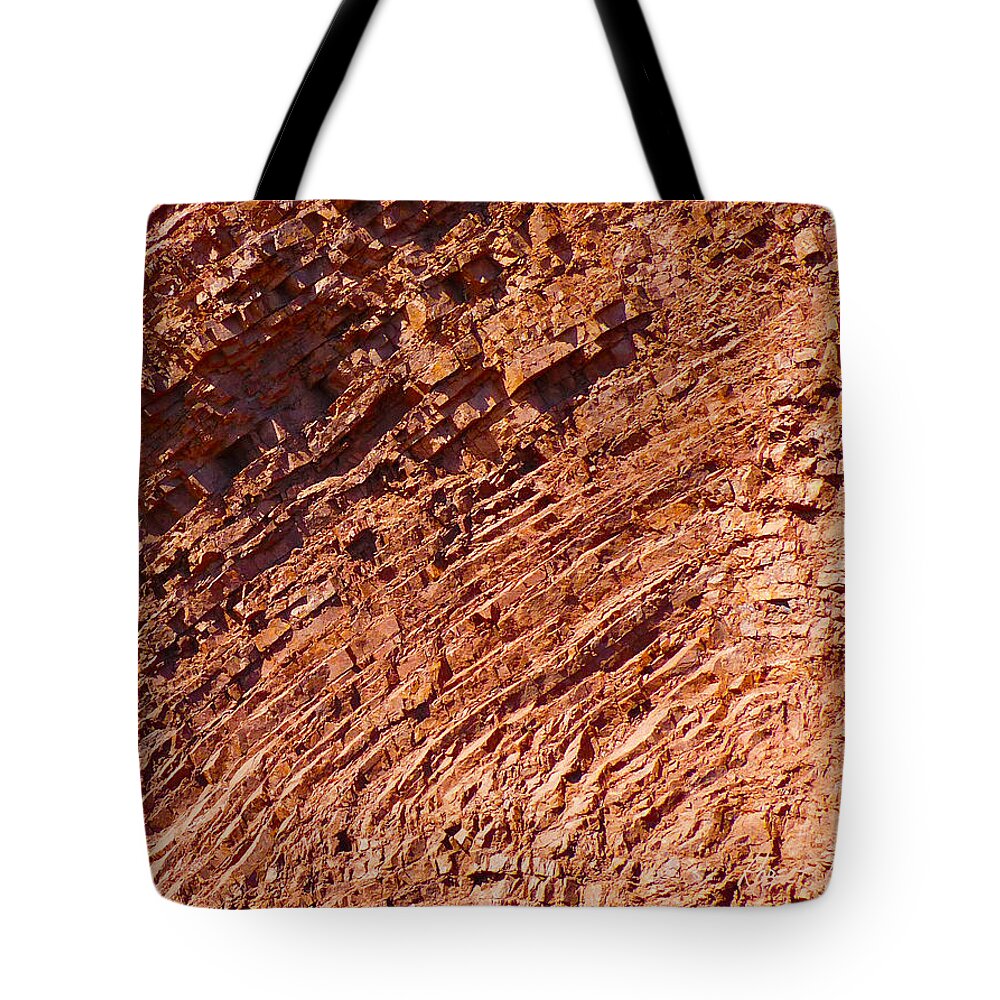  Tote Bag featuring the photograph Fault and Refault One by Robert J Sadler