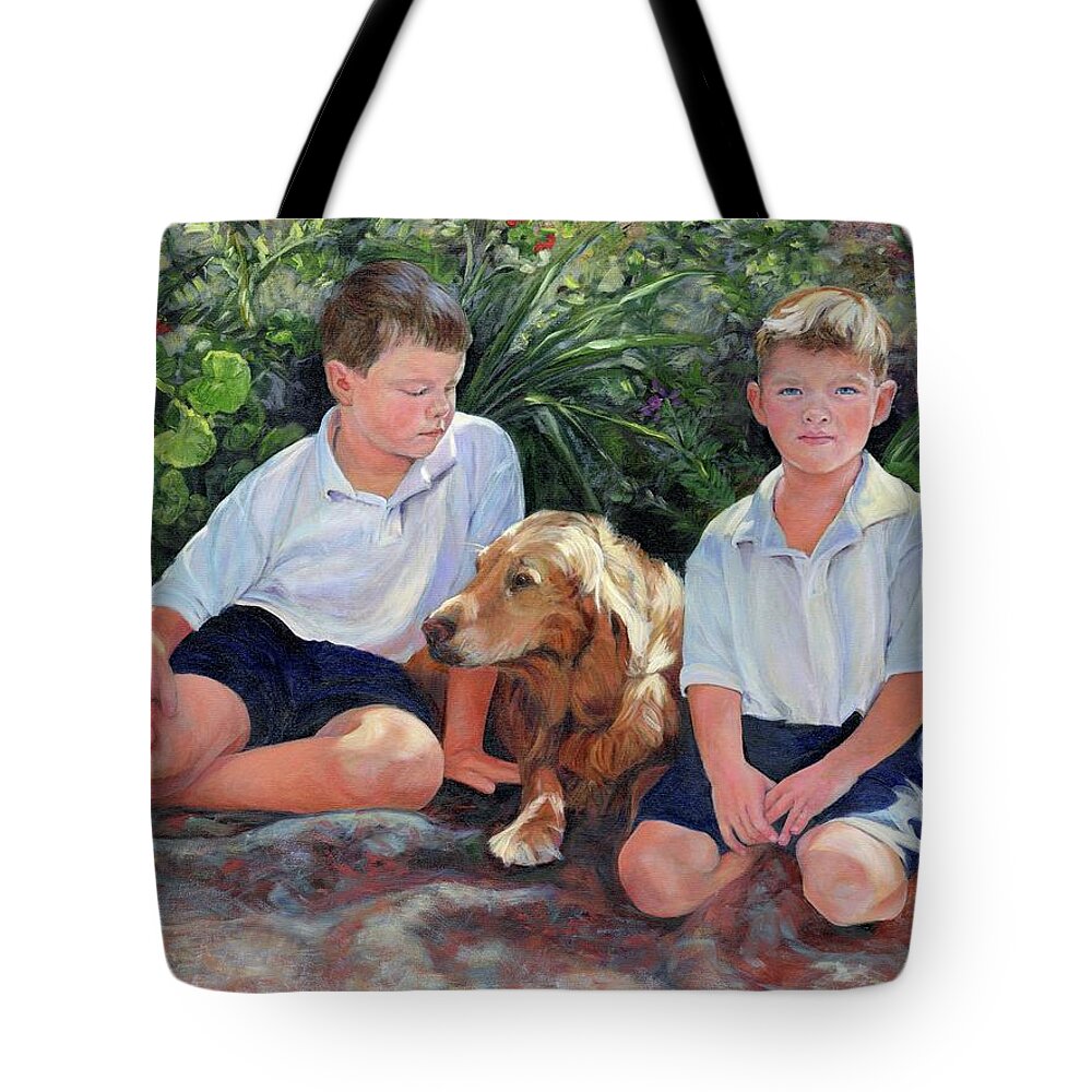 Painting Tote Bag featuring the painting Favorite Spot by Susan Hensel