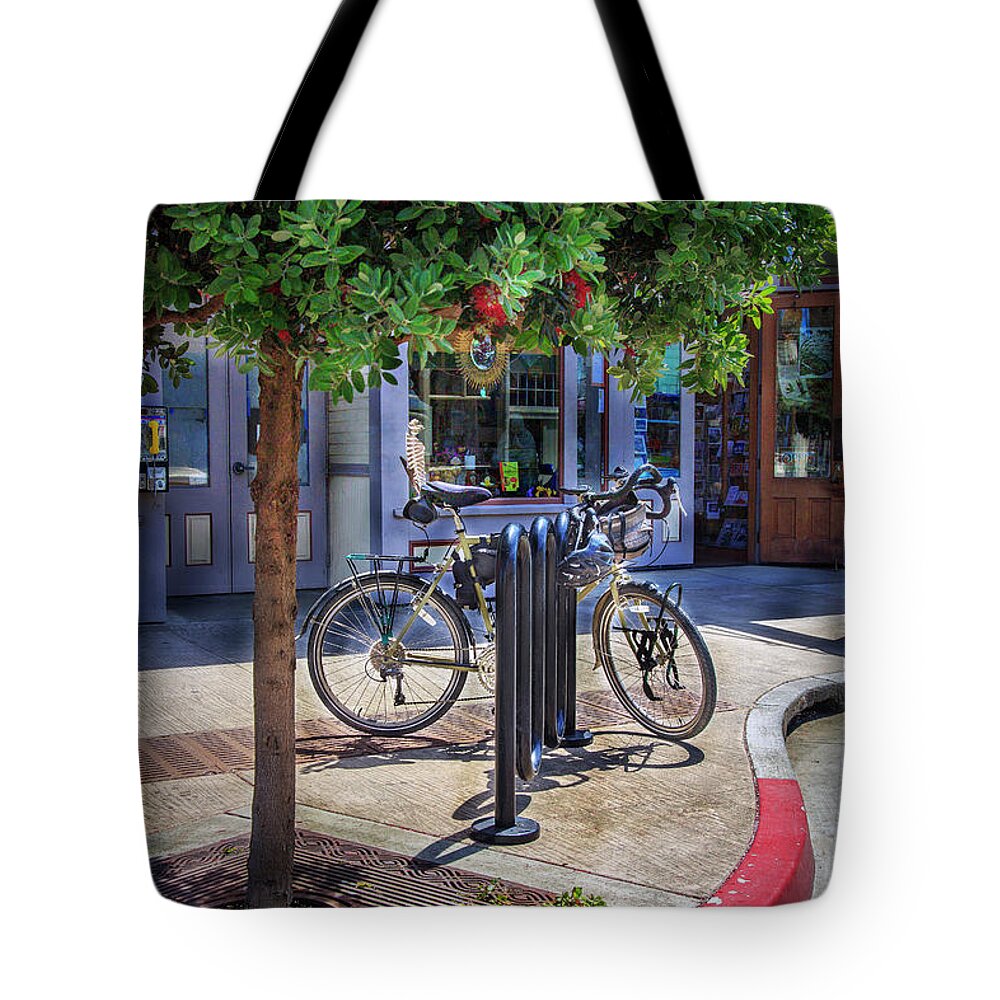 American Tote Bag featuring the photograph Feather Bicycle by Craig J Satterlee
