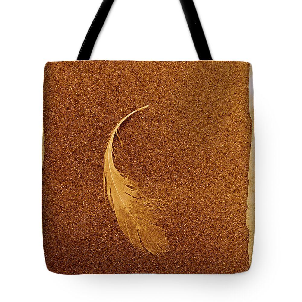 Feather Tote Bag featuring the photograph Feather by Casper Cammeraat