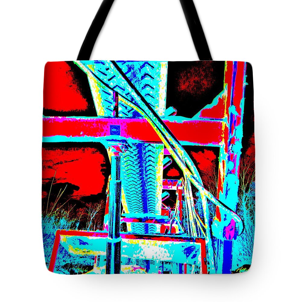 Abstract Tote Bag featuring the photograph Feb 2016 36 by George Ramos