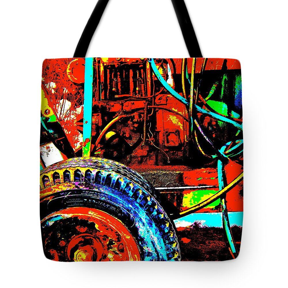 Abstract Tote Bag featuring the photograph FeB 2016 46 by George Ramos