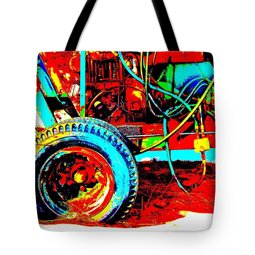 Abstract Tote Bag featuring the photograph FeB 2016 47 by George Ramos
