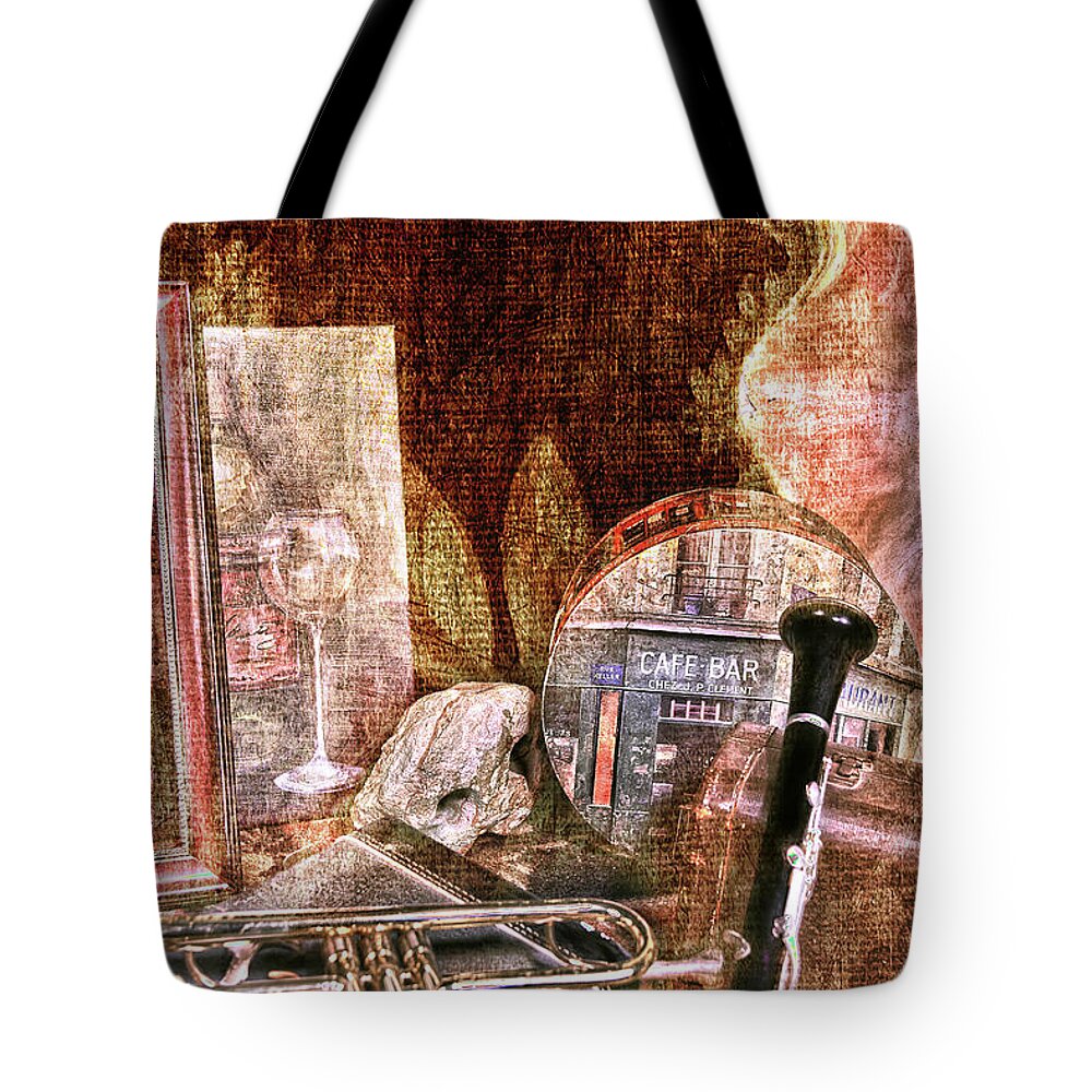 Music Tote Bag featuring the photograph Feel the music by Camille Lopez