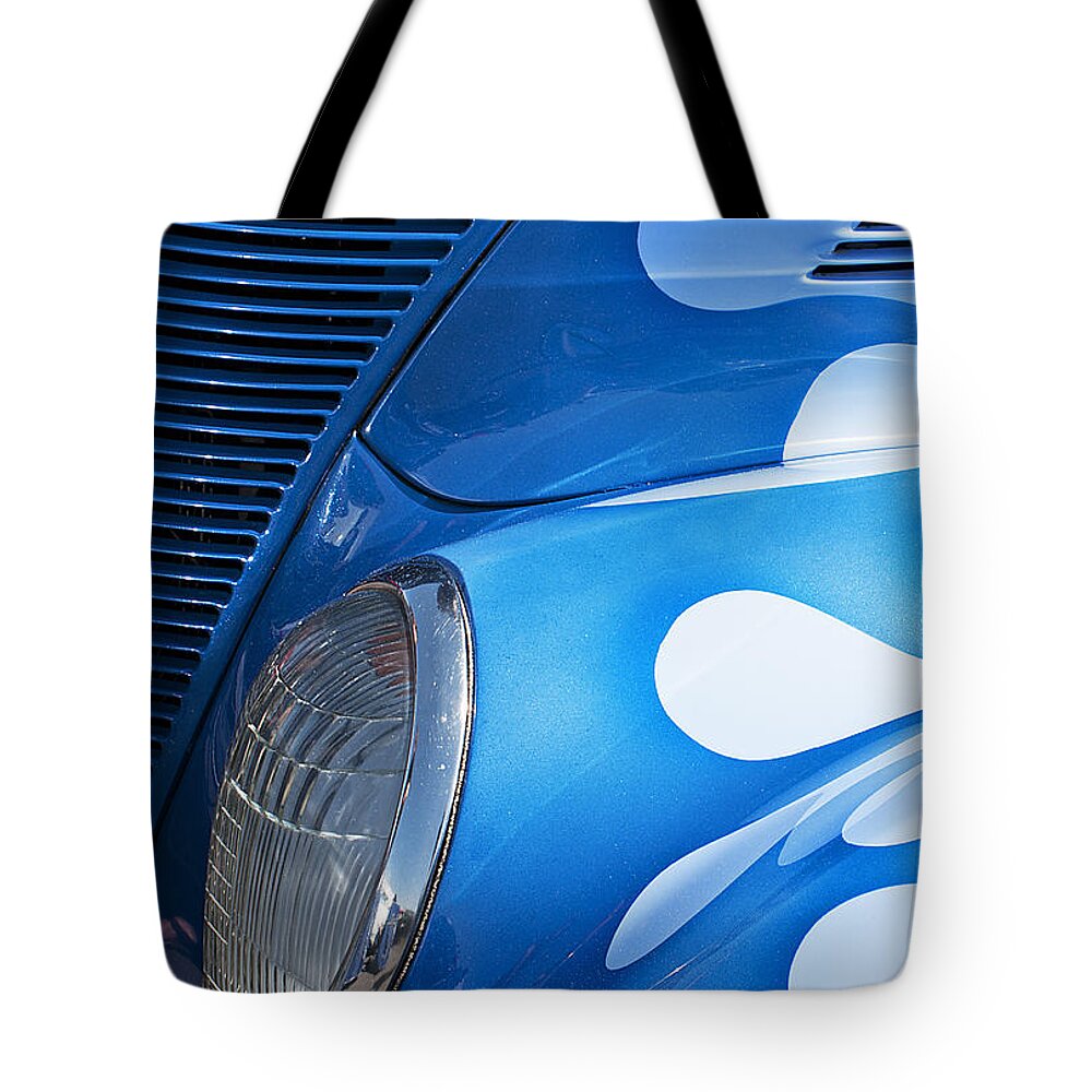 Hot Rod Tote Bag featuring the photograph Feelin Blue by Doug Davidson