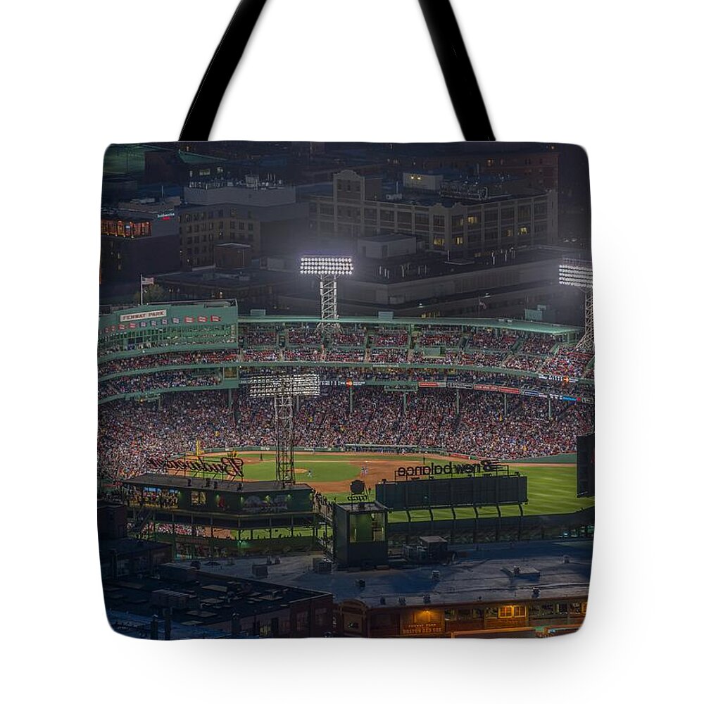 Babe Ruth Tote Bag featuring the photograph Fenway Park by Bryan Xavier