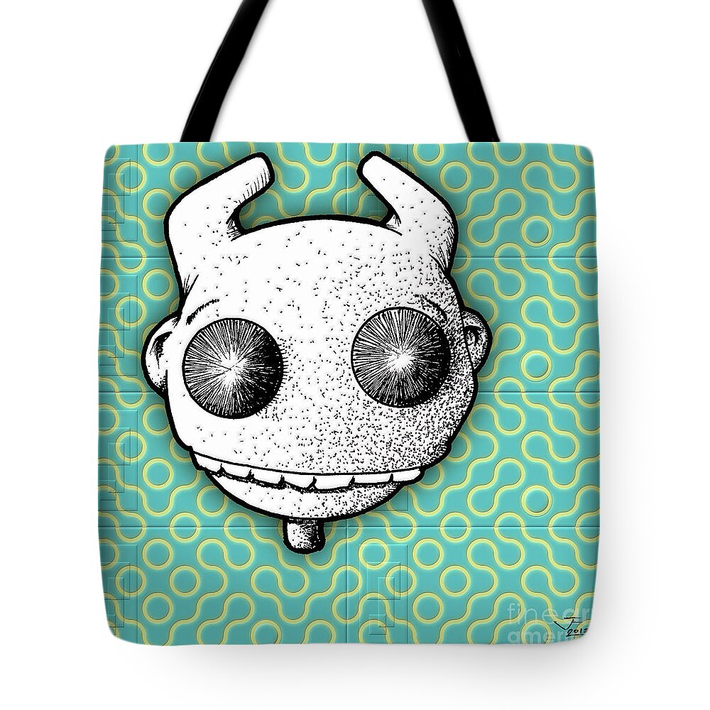 Art Tote Bag featuring the digital art Ferko by Uncle J's Monsters