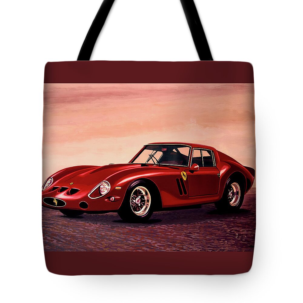 Ferrari 250 Gto Tote Bag featuring the painting Ferrari 250 GTO 1962 Painting by Paul Meijering