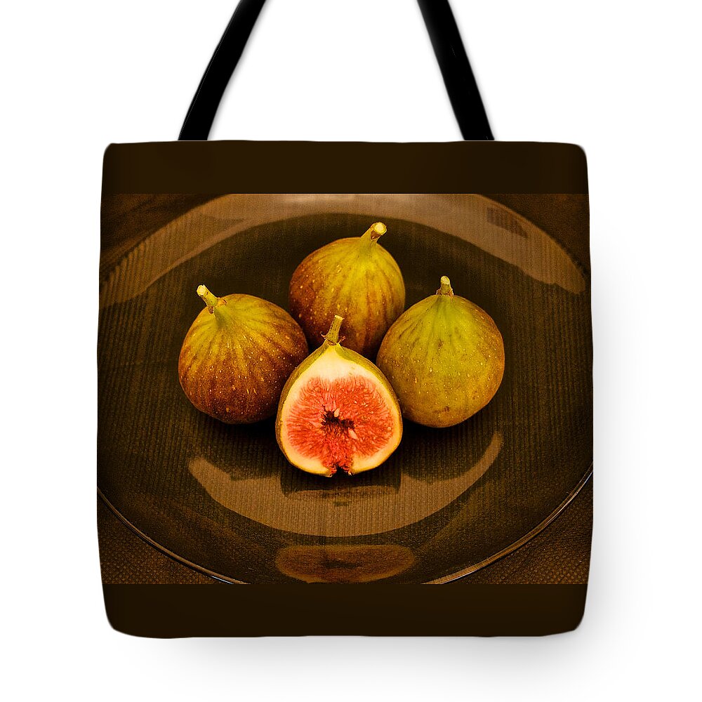 Ficus Carica Tote Bag featuring the photograph Ficus Carica Common Fig by Venetia Featherstone-Witty