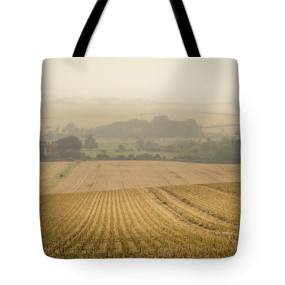 Field Tote Bag featuring the photograph Fields of Gold by Perry Rodriguez