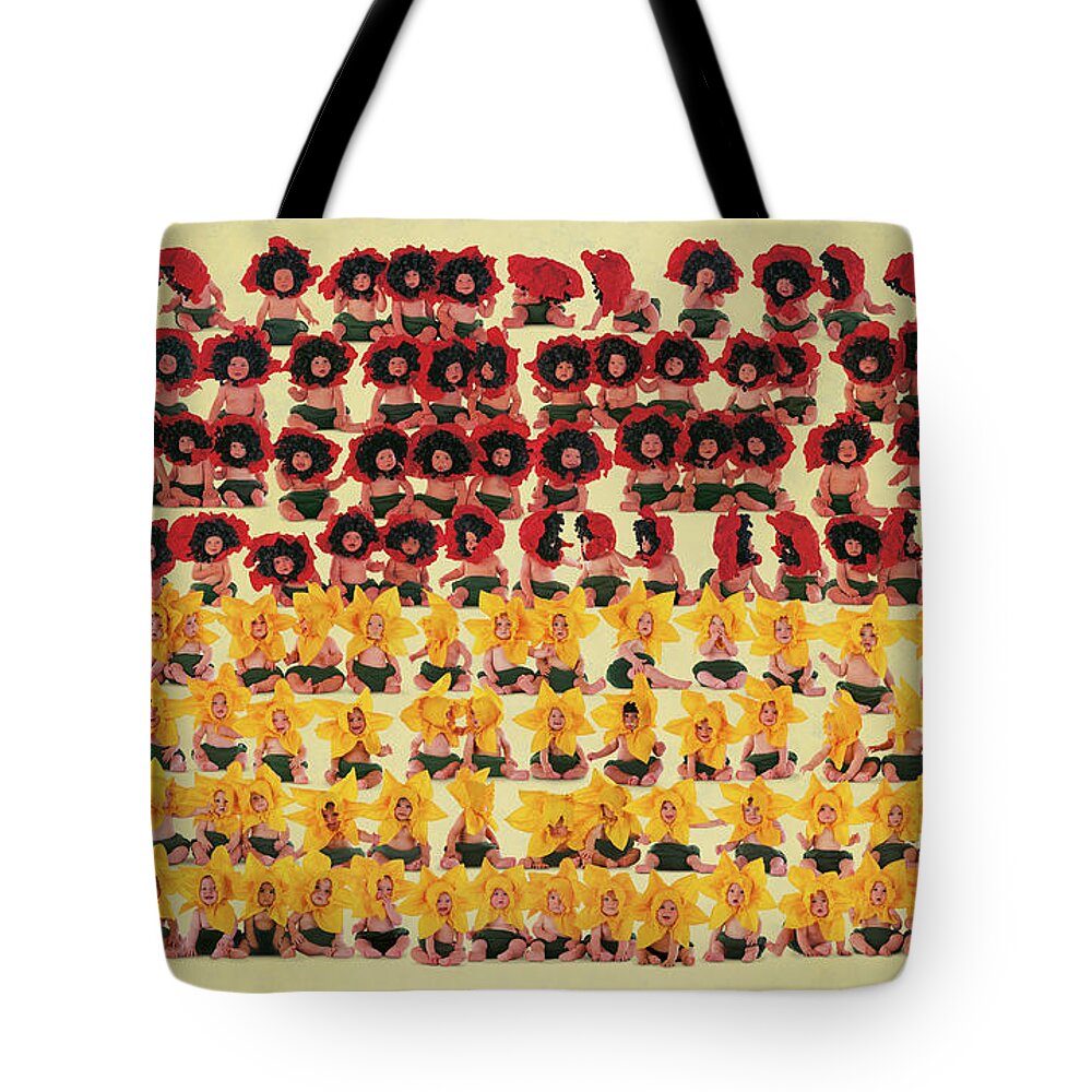Flowers Tote Bag featuring the photograph Fields of Provence by Anne Geddes