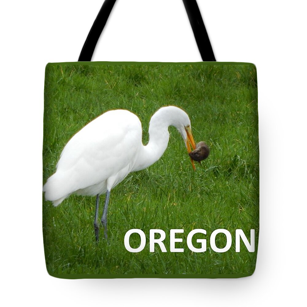 Egret Tote Bag featuring the photograph Fight For Your Life by Gallery Of Hope 