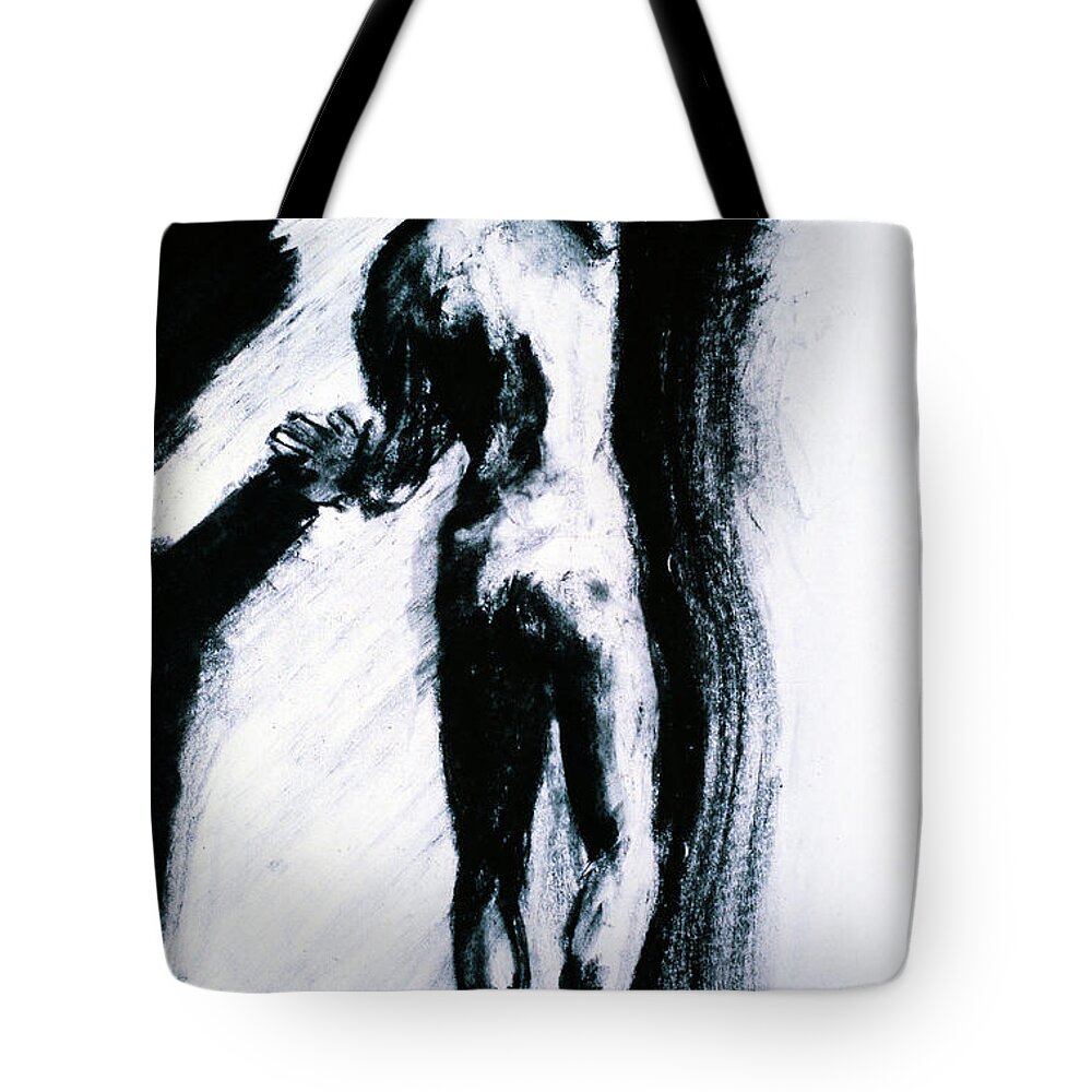 A Set Of Figure Studies Tote Bag featuring the painting Figure Study Three by Scott Wallin