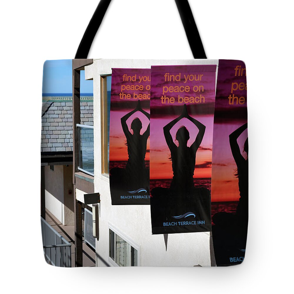 Peace Tote Bag featuring the photograph Find Your Peace by Bill Dutting