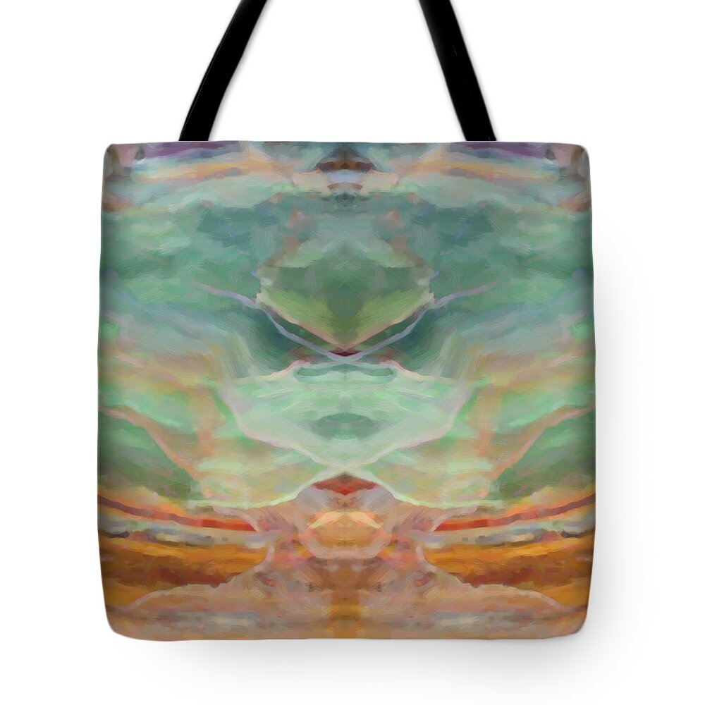 Peace Tote Bag featuring the digital art Finding Peace by Ann Tracy
