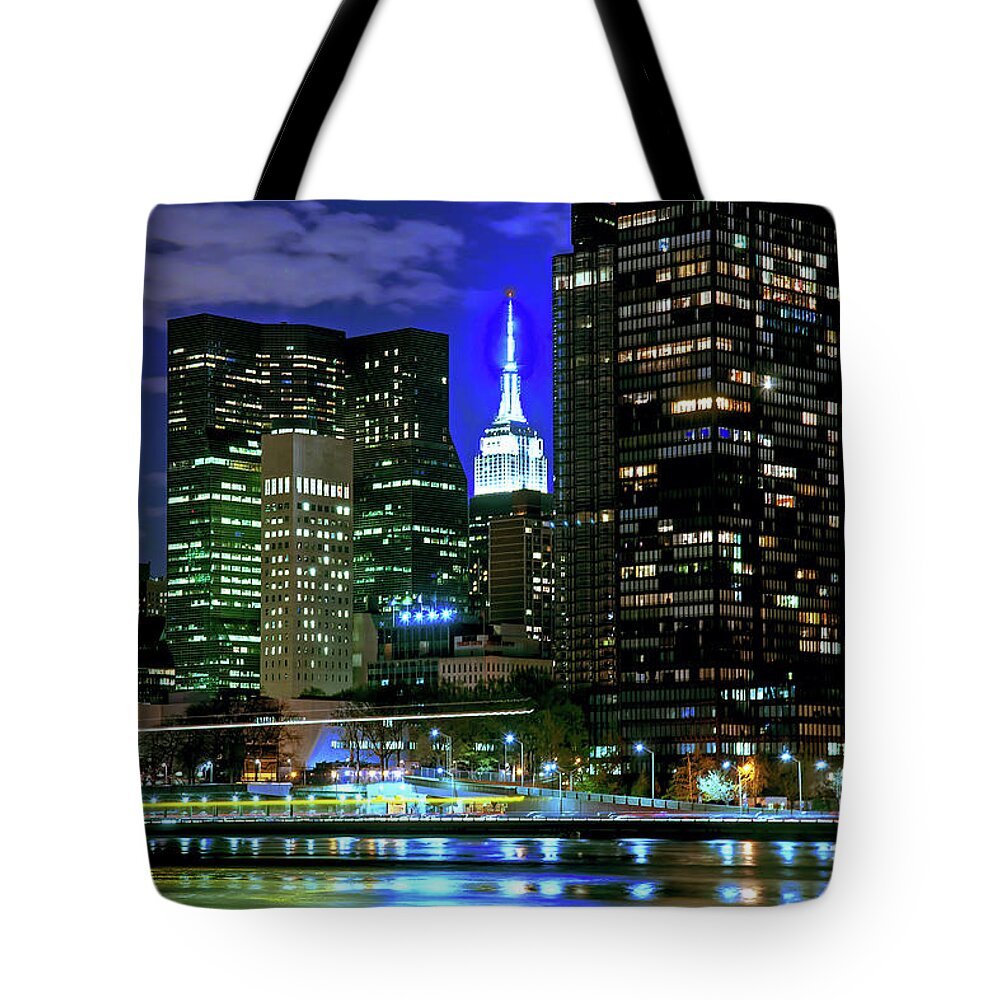 Broadway Tote Bag featuring the photograph Finding The Light by Az Jackson