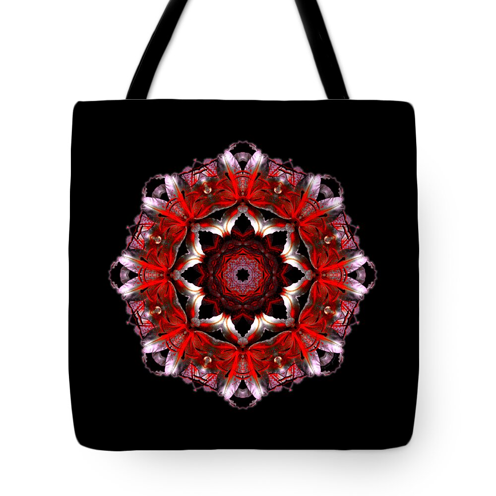 Lilium Tote Bag featuring the digital art Fire Flies by Lynde Young