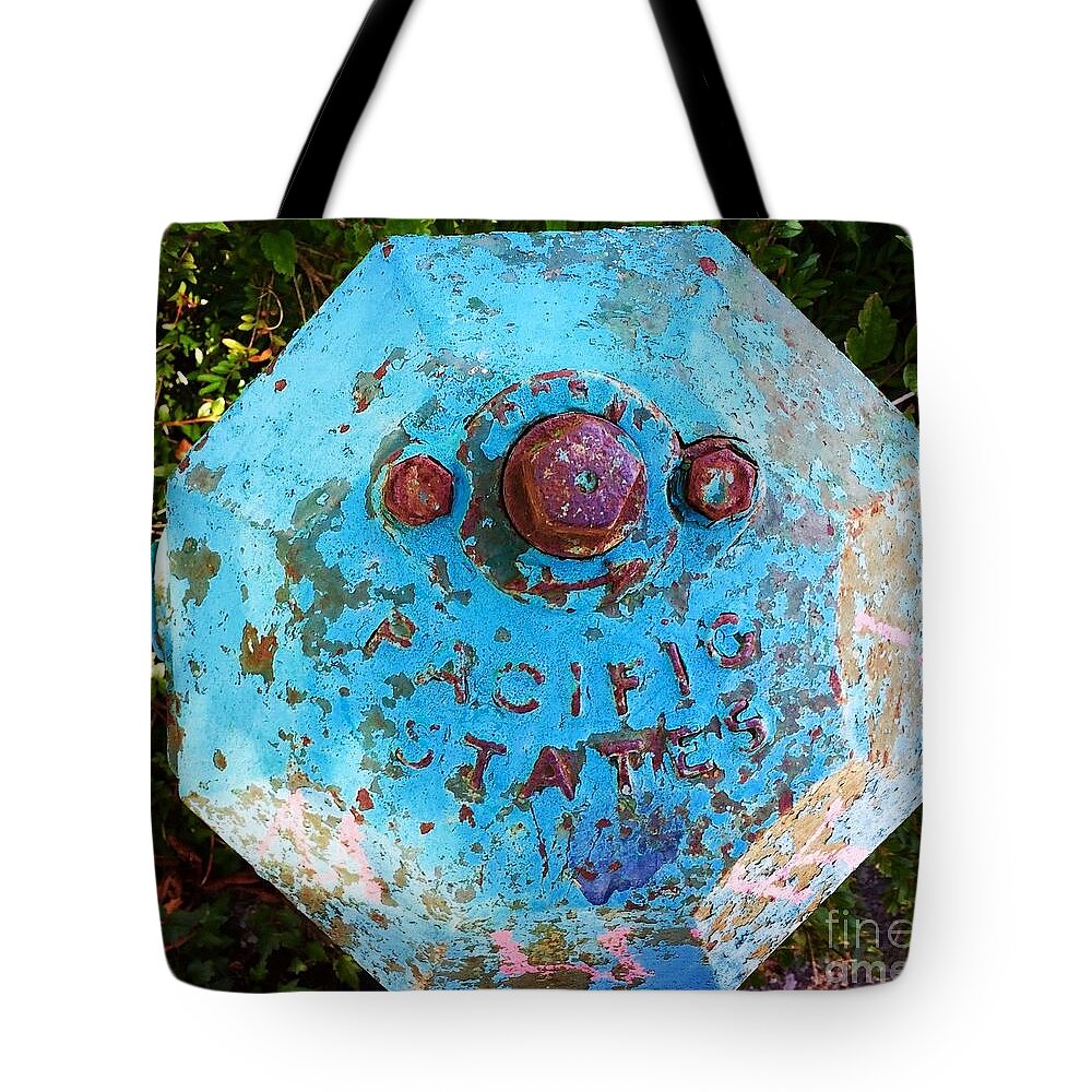 Fire Hydrant Tote Bag featuring the photograph Fire hydrant #3 by Suzanne Lorenz