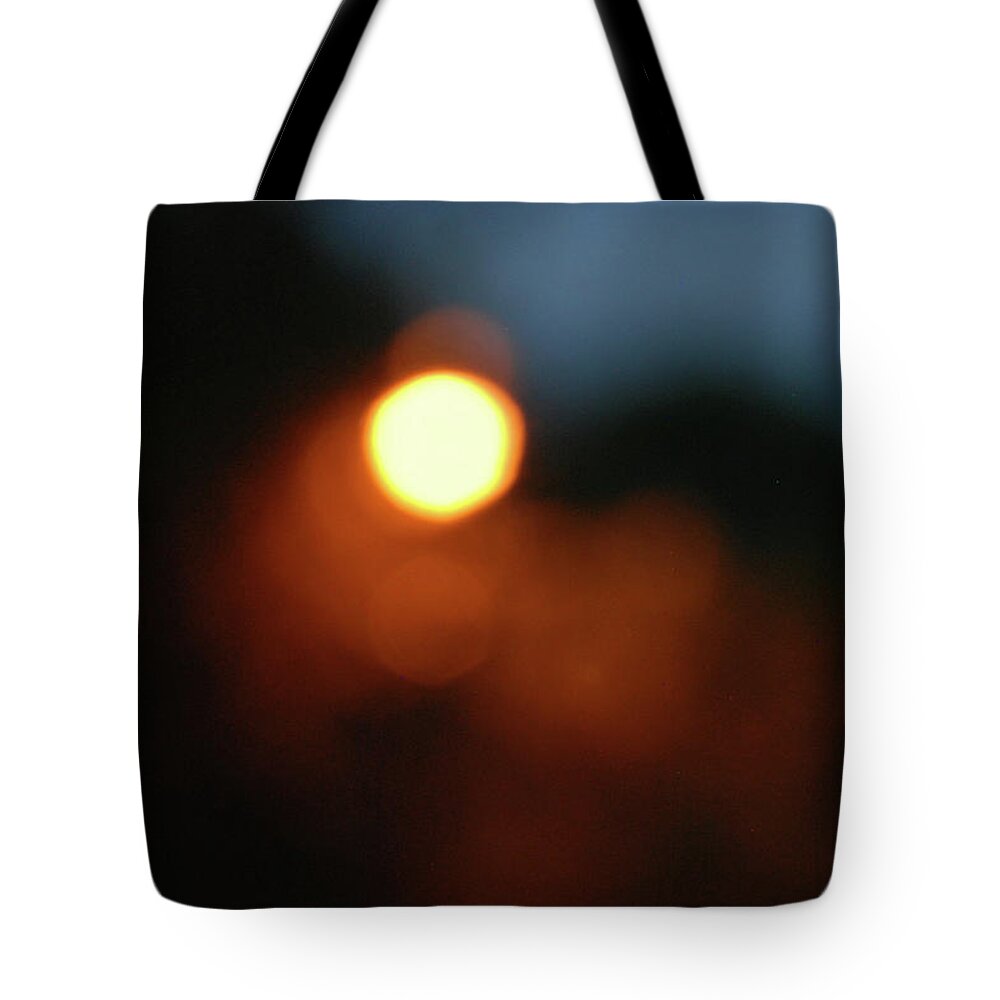 Fire Tote Bag featuring the photograph Fire Moon by Ee Photography