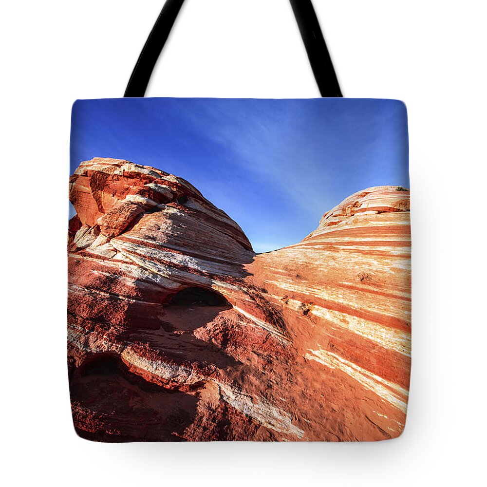 Fire Wave Tote Bag featuring the photograph Fire Wave by Chad Dutson