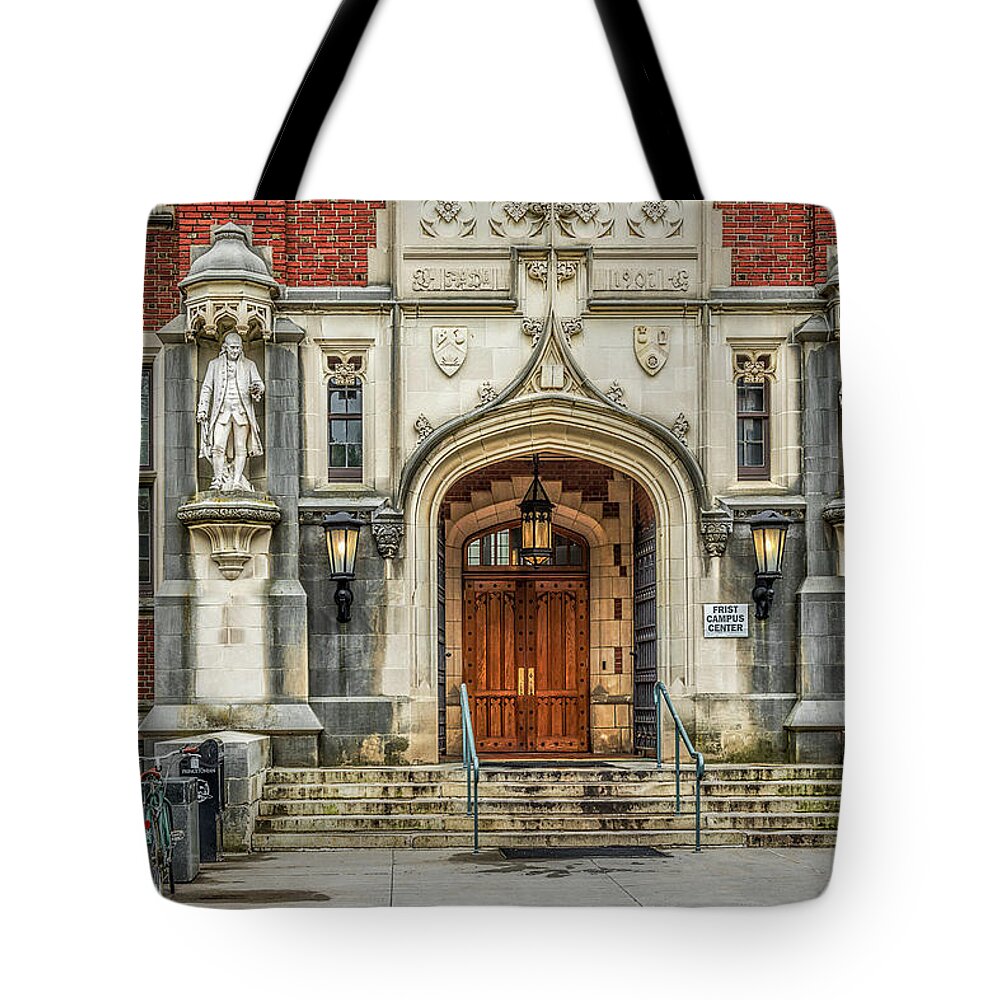 Princeton University Tote Bag featuring the photograph First Campus Center Princeton University by Susan Candelario