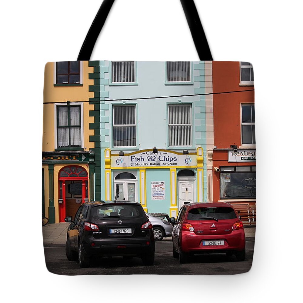 Fish And Chips Tote Bag featuring the photograph Fish and Chips 4136 by John Moyer