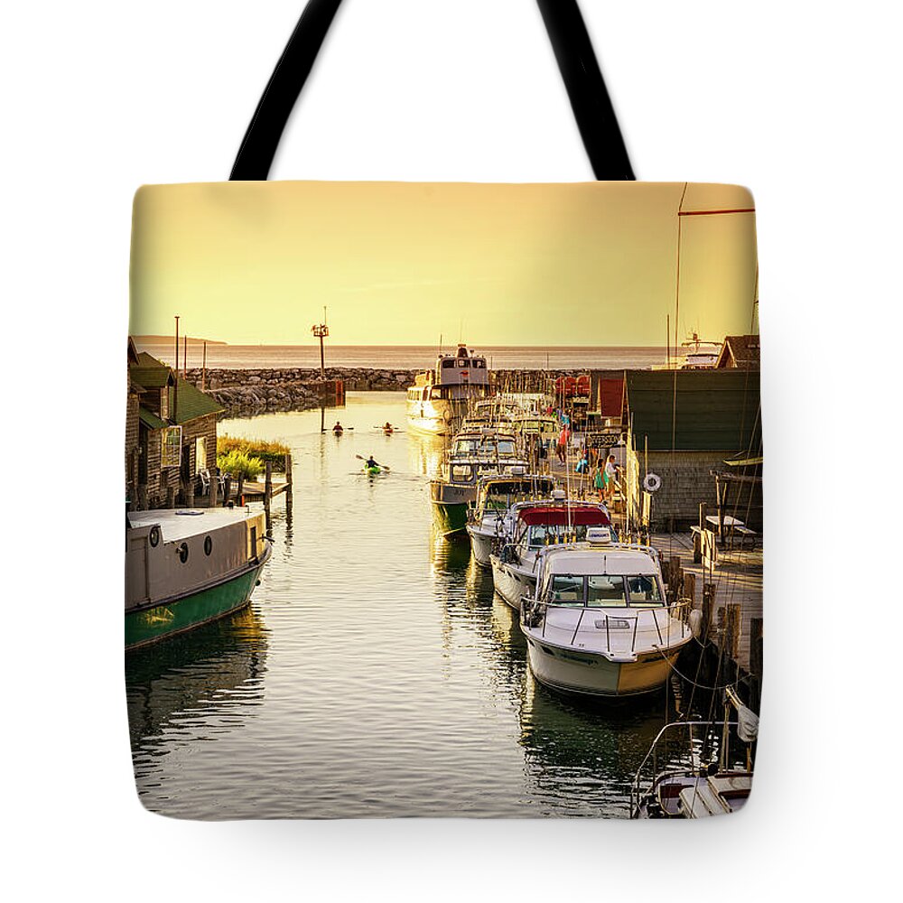 America Tote Bag featuring the photograph Fishtown by Alexey Stiop