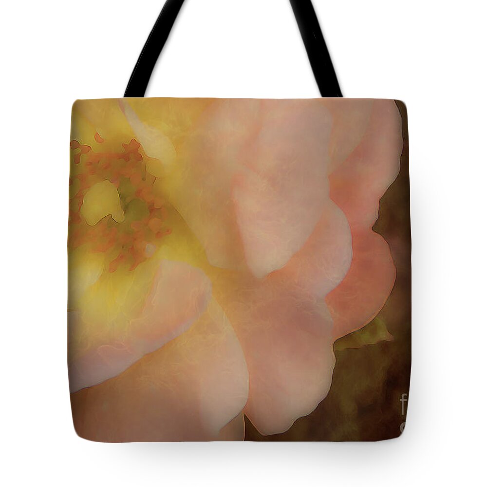 Knockout Rose Print Tote Bag featuring the photograph Flaming Rose by Phil Mancuso