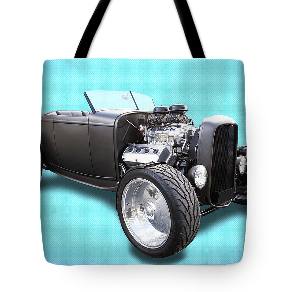 Car Tote Bag featuring the photograph Flat Black by Keith Hawley